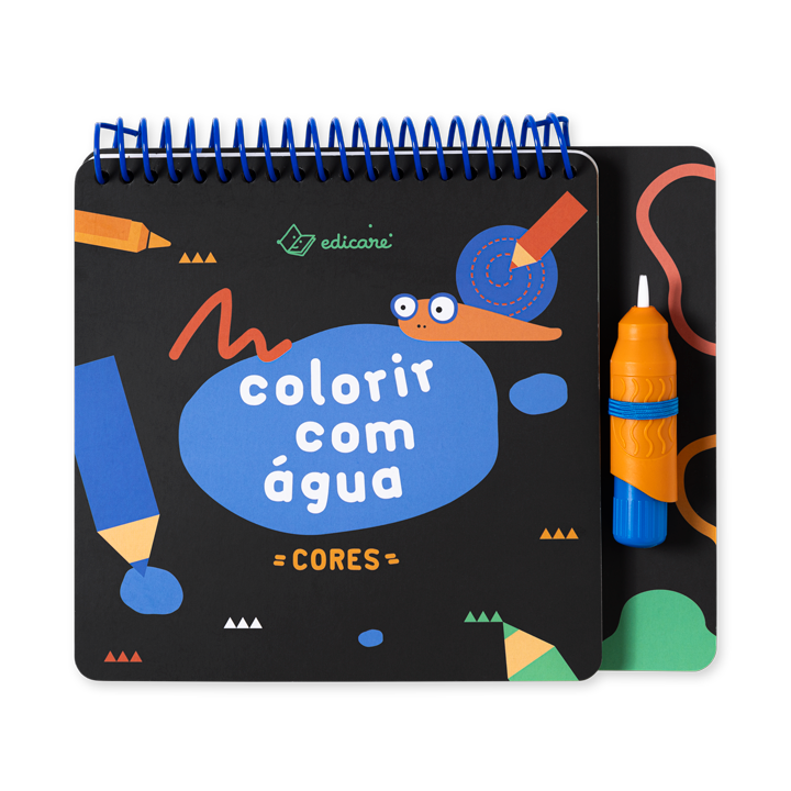 livro reutilizável para colorir