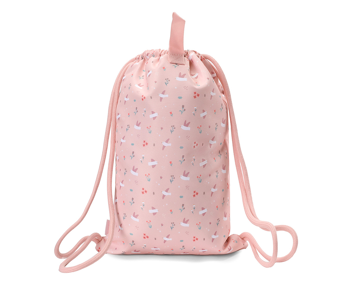 mochila-saco-impermeável-blossom-birds-1